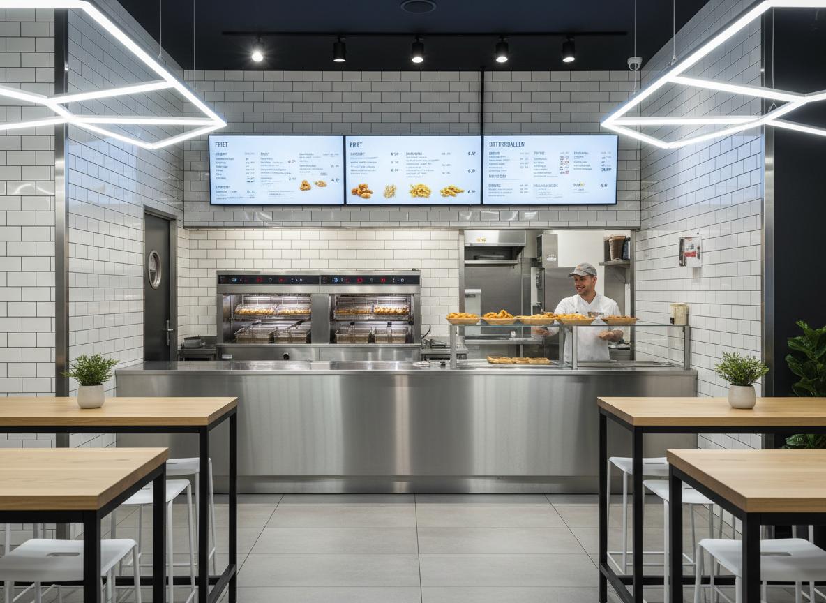Snack bar benefiting from efficient table management